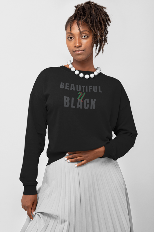 Beautiful in Black Sweatshirt 4