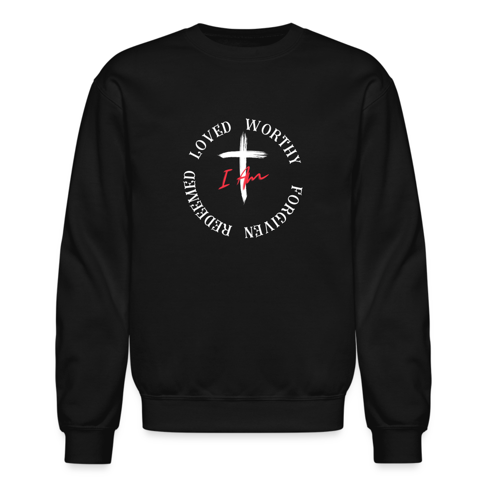 Loved, Worthy, Forgiven, Redeemed Sweatshirt - black