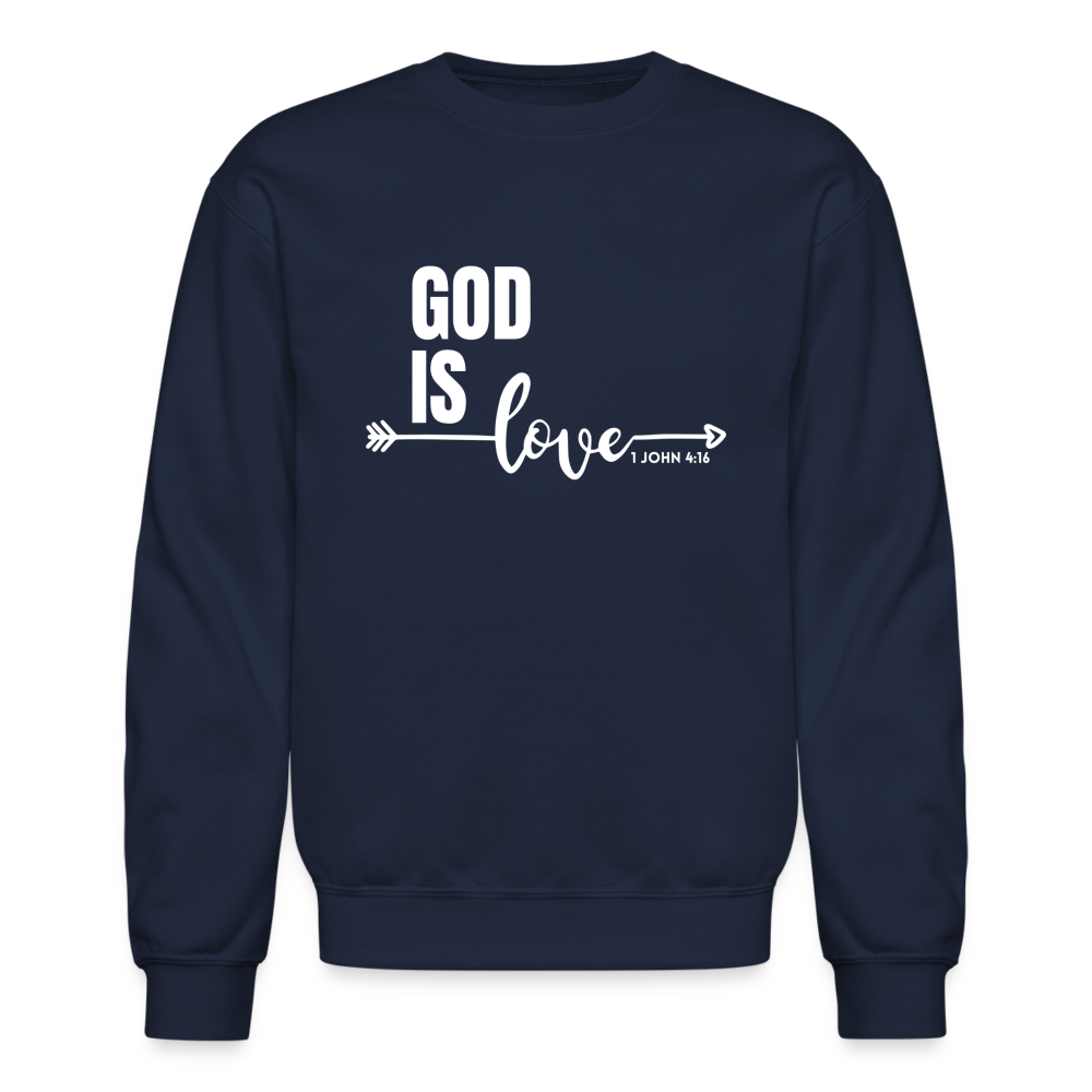 God is Love Sweatshirt - navy